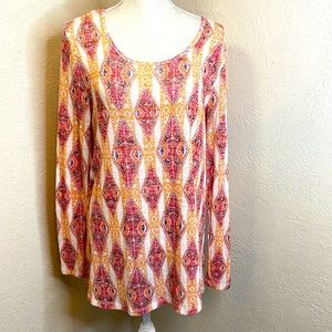 Signature 1 Studio Diamond Pattern Sweater